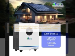 RPT-baterai 6KW Solar Inverter 51.2V 100AH LiFePO4 Lithium Baterai untuk 6KW 5.12KWh Semua dalam satu Sistem penyimpanan energi rumah