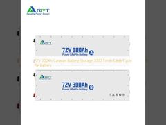 72V 300Ah Caravan Baterai penyimpanan 3000 kali Deep Cycle RV Baterai